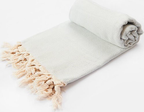 Yeye Ręcznik hammam DIAMOND 100% bawełna YEYE Baby Blue