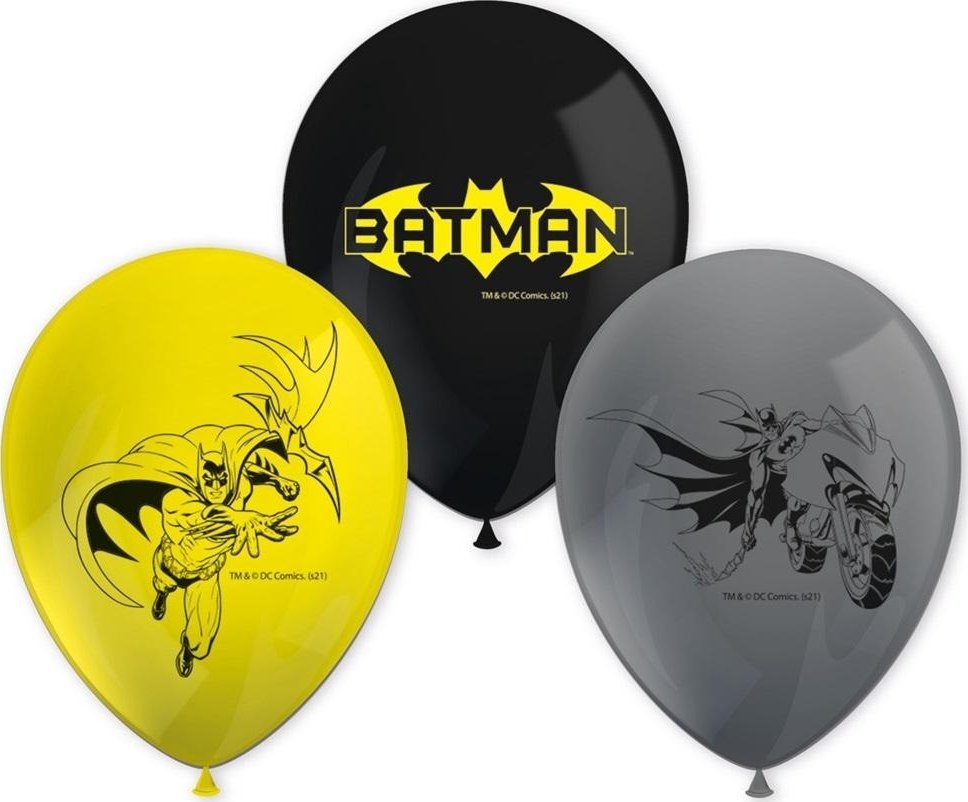 Balony Batman Rogue Rage 8szt