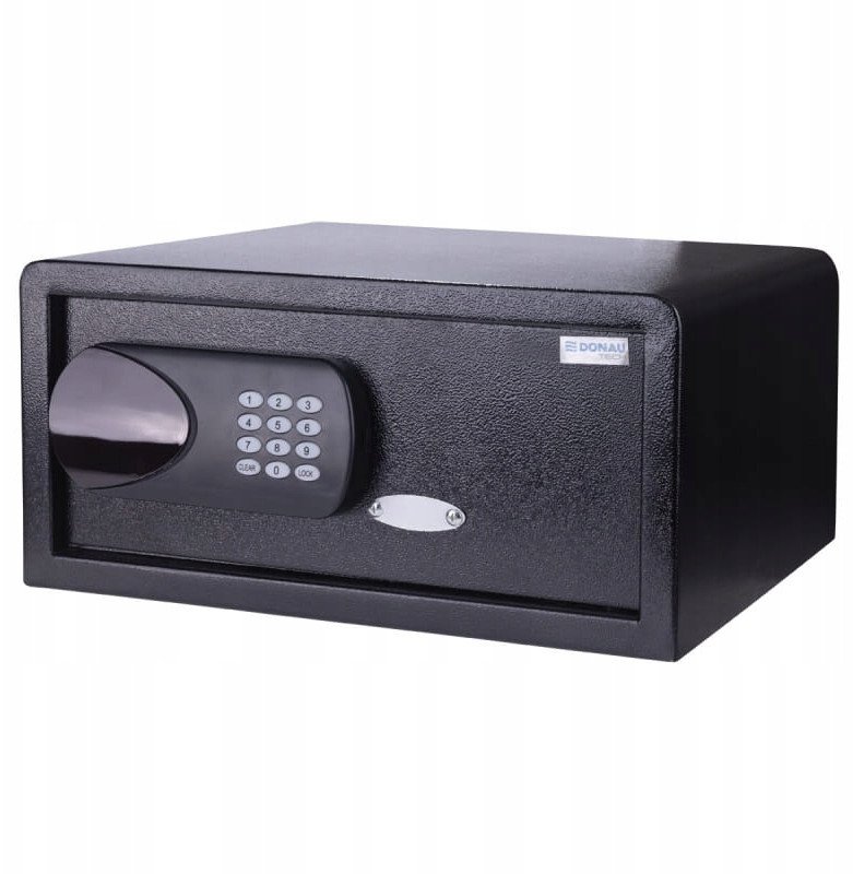 Sejf manualno-cyfrowy DONAU TECH, 420x370x200 mm, czarny