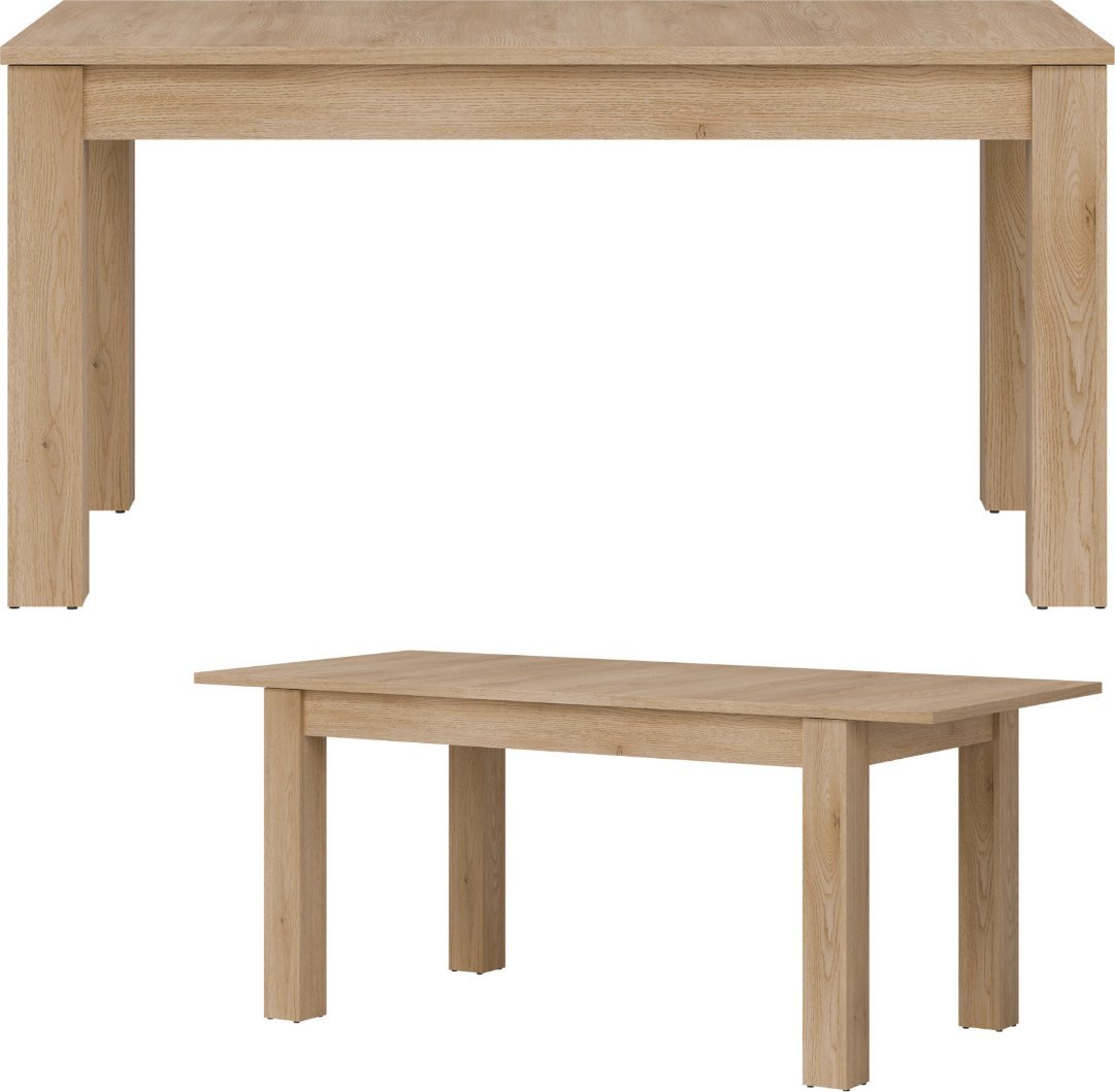 Stół rozkładany prostokątny do jadalni Dąb Cremona Torro FERRO ST10