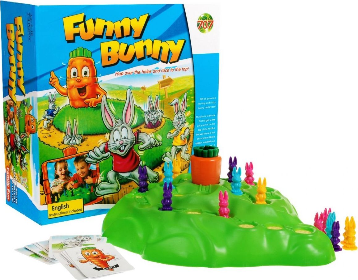 Ramiz Gra Króliki Radosne Króliki Wyścig po marchewkę