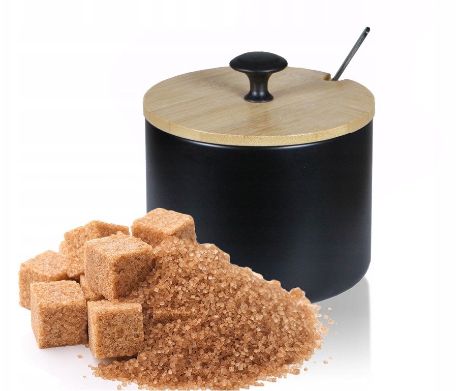 CUKIERNICA METALOWA Z ŁYŻECZKĄ 350ML BRUNBESTE BB- 2670