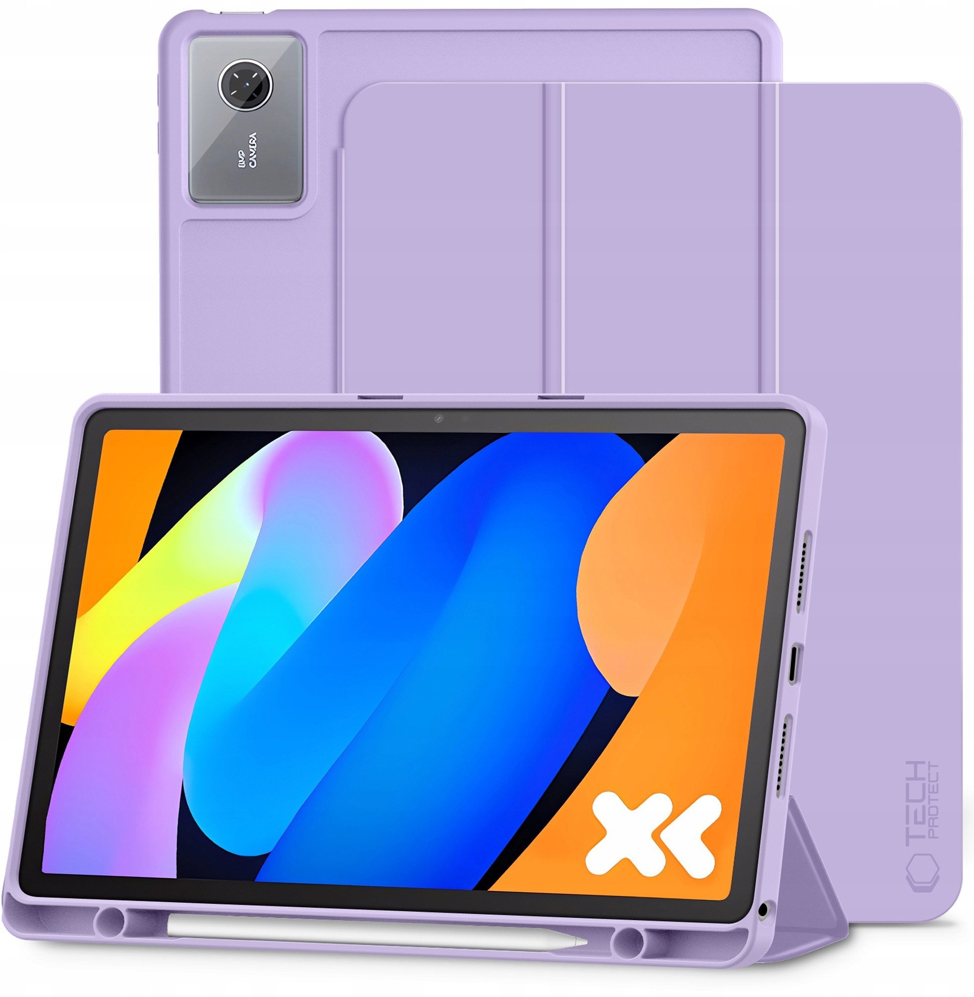 Etui Tech-Protect SmartCase Pen do Lenovo Idea Tab 11.0 TB-336 Violet