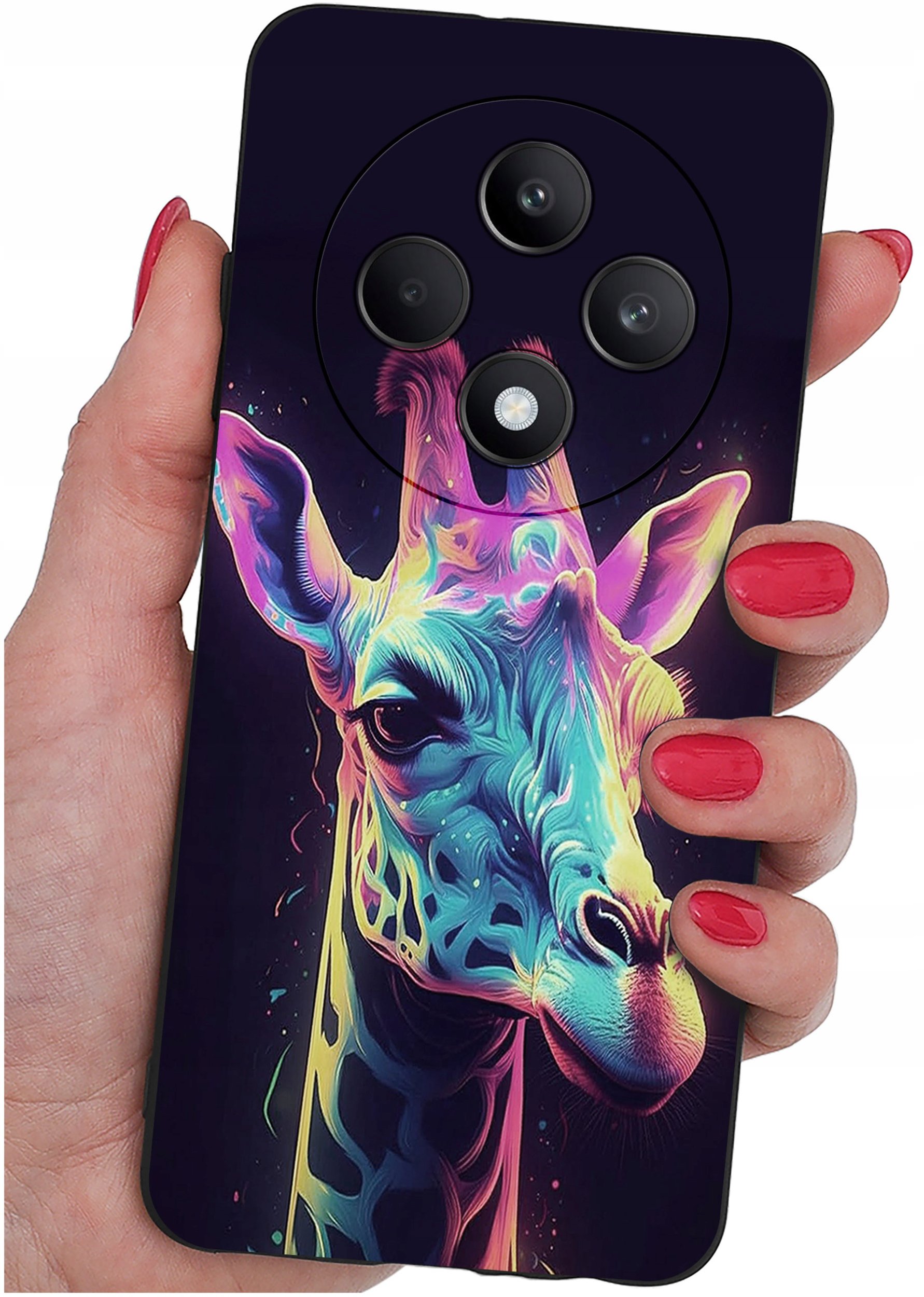 Etui do Oppo Reno 12 F 5G | 12 FS 5G WZORY |SILIKONOWE MATT CASE + SZKŁO 9H