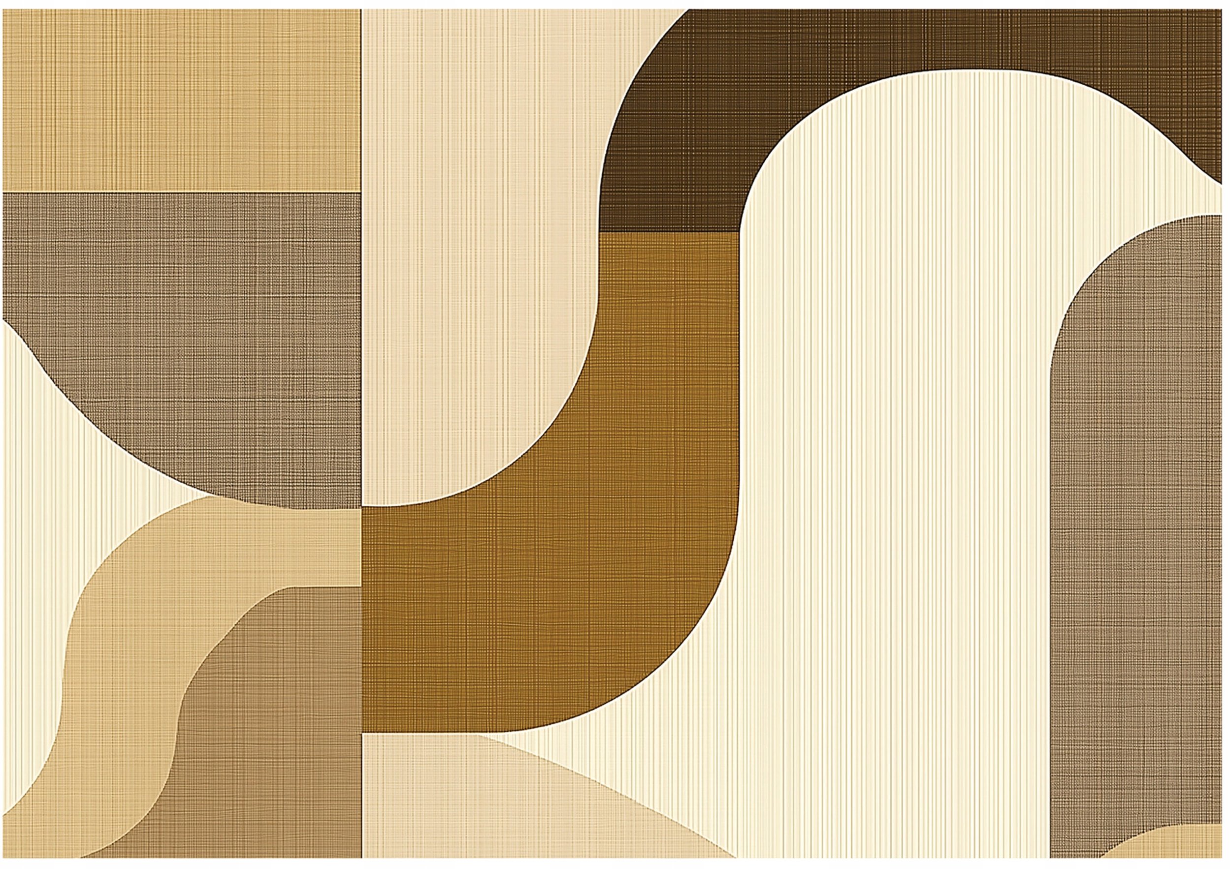 Fototapeta Abstrakcja Beżowy Boho Sypialnia Salon Tapeta Flizelina 300X210