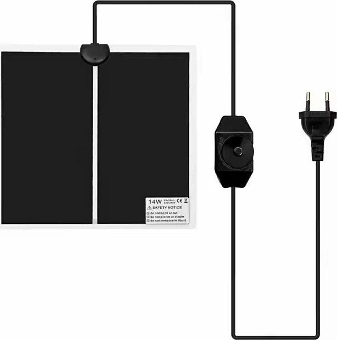 ATL AG755A Mata grzewcza 14w 28x28cm terrarium