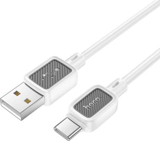 Kabel USB Hoco USB-A - USB-C 1 m Biały