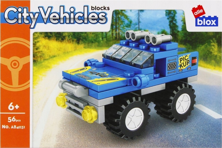 ALLEBLOX KLOCKI KONSTR ALLEBLOX CITY 56EL 19X7X5 TEREN PU