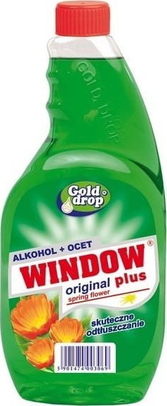 Gold drop PŁYN DO SZYB 750ML WINDOW PLUS ZAPAS ZIELONY