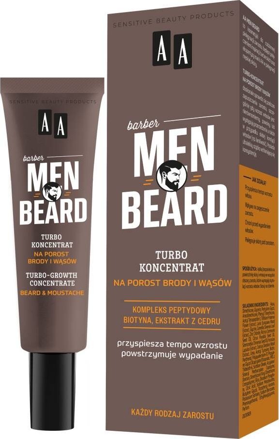 AA Men Beard turbo-koncentrat na porost brody i wąsów 30ml