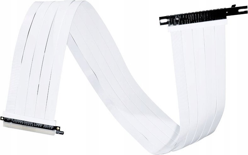 Lian Li Lian Li PW-PCIV-4-90W PCIe 4.0 Riser Kabel - 900mm, weiß