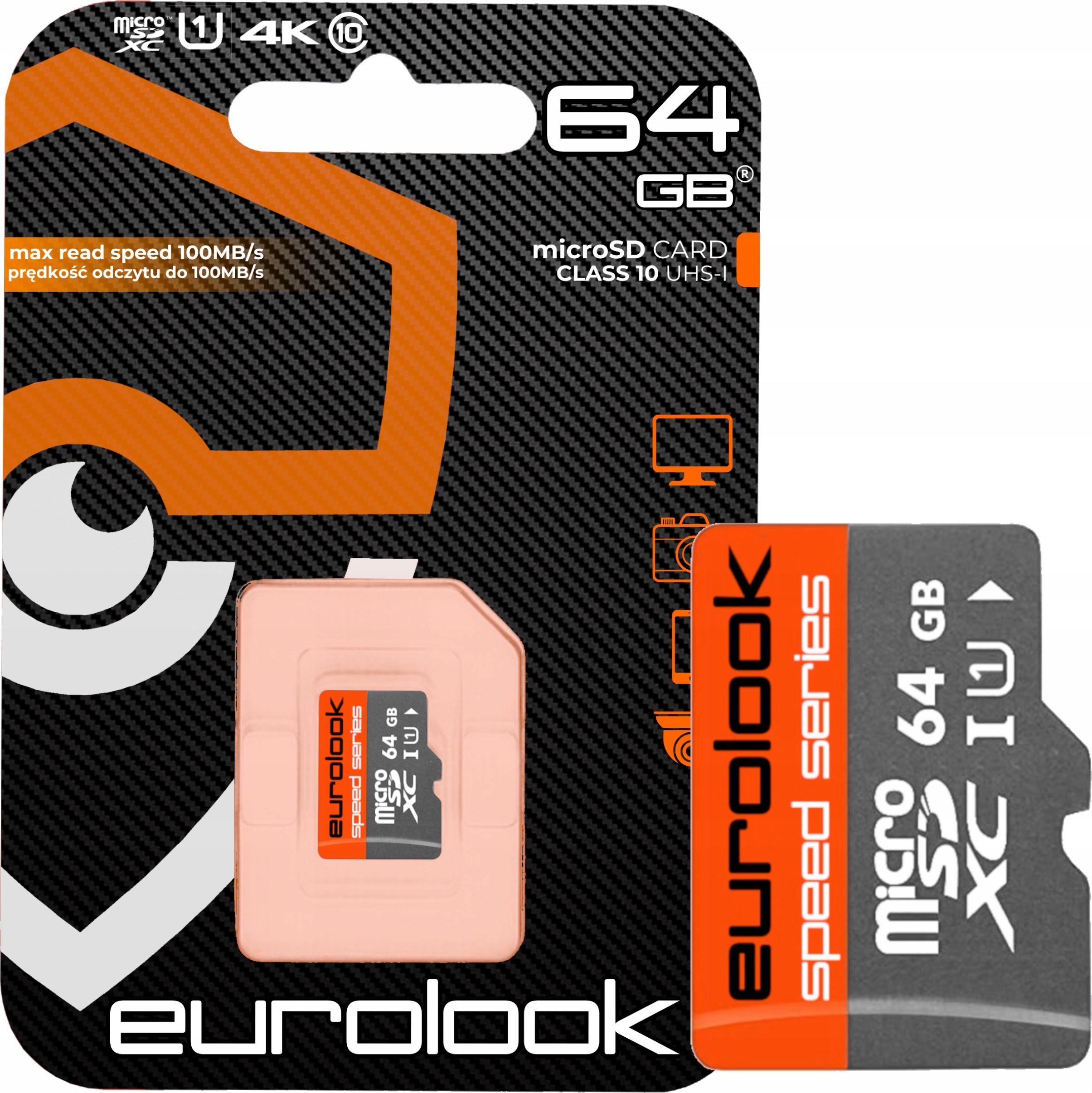 Karta Eurolook Karta Pamięci Micro SD Class 10 64GB EUROLOOK