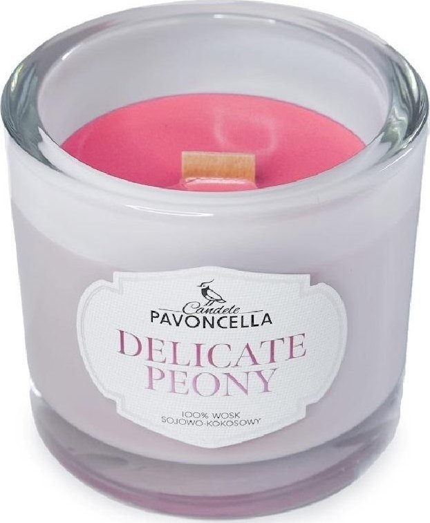 Świeczka sojowa Delicate Peony biała 170g