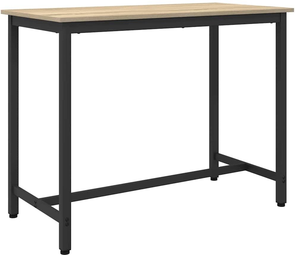 vidaXL stół Dąb Sonoma 100 x 50 x 76,5 cm Drewno inżynieryjne i stal