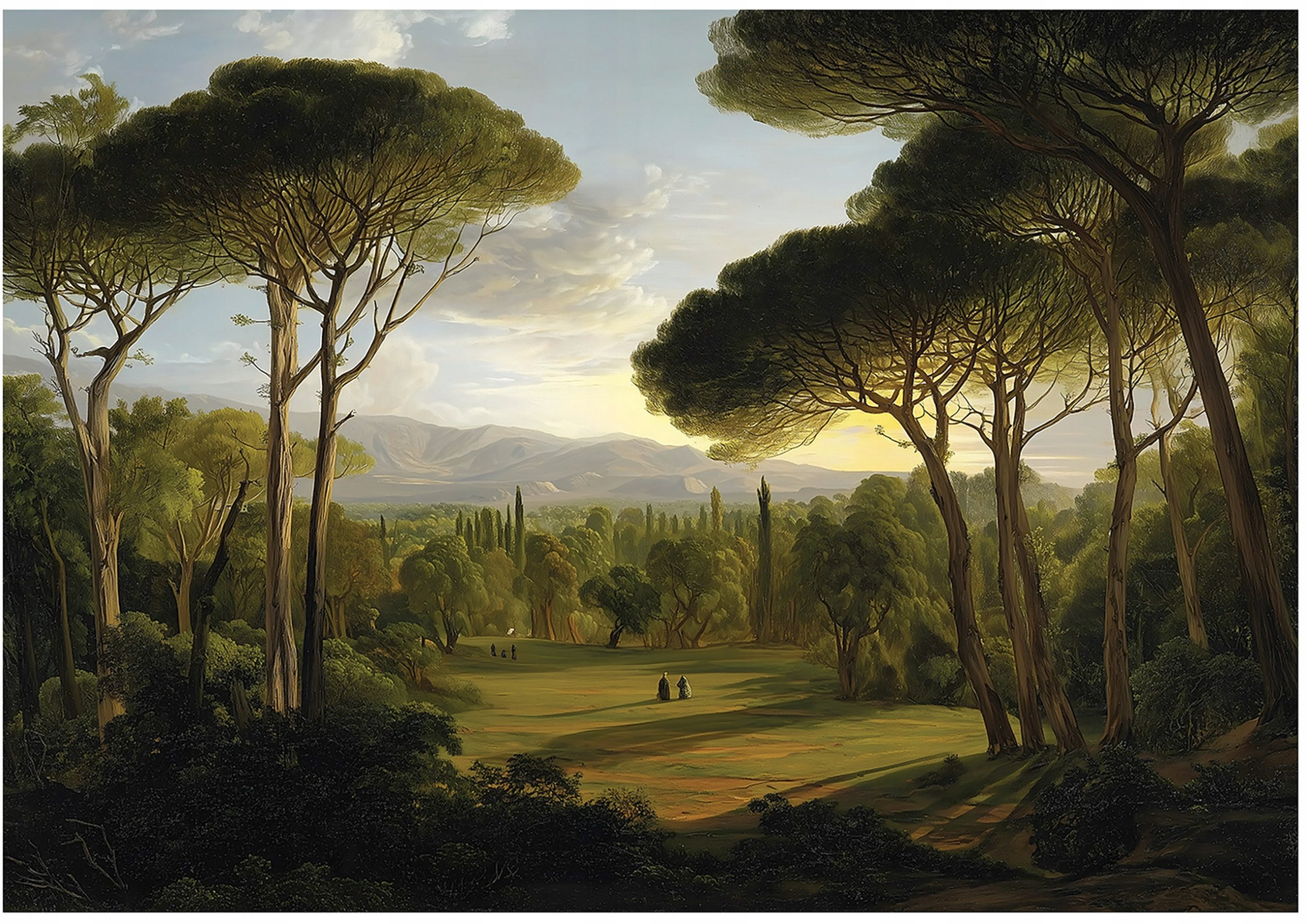 Fototapeta Na Flizelinie Las Drzewa Do Sypialni Salonu 350x250