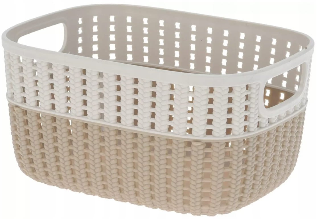 Koszyk do przechowywania 33,5x17,5cm Plastikowy organizacyjny