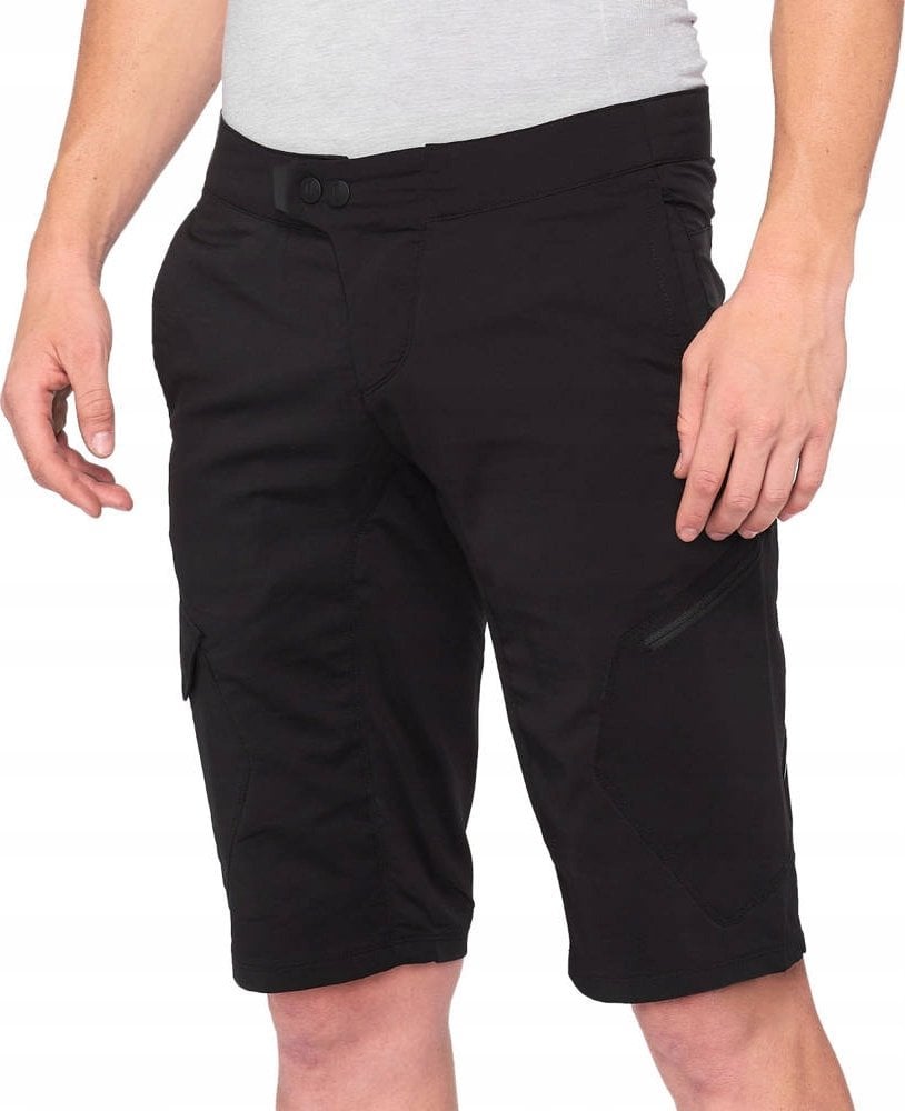 100% Szorty męskie 100% RIDECAMP Shorts Black roz.32 (46 EUR)