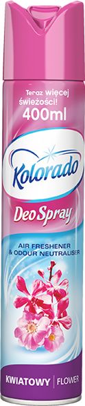 Kolorado Odświeżacz powietrza kolorado Deo Spray-Kwiatowy 400ml uniwersalny