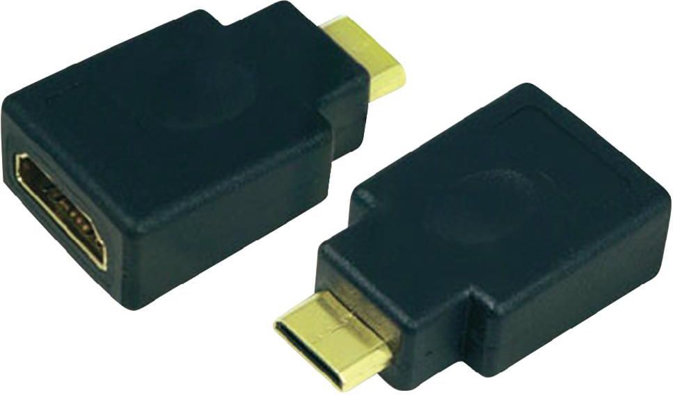 Adapter AV LogiLink HDMI Mini - HDMI czarny (AH0009)