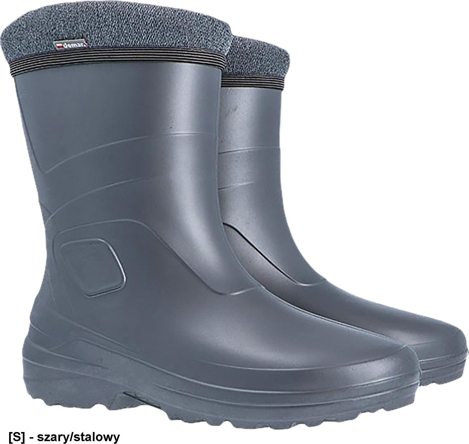 R.E.I.S. BDLUCY - Buty młodzieżowo-damskie typu kalosz - szary/stalowy 41