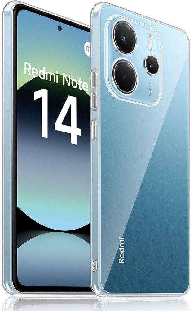 Futerał BACK CASE ULTRA SLIM 0,5 mm do XIAOMI Redmi Note 14 4G (GLOBAL - 164,84mm x 78,15mm x 8,16mm)