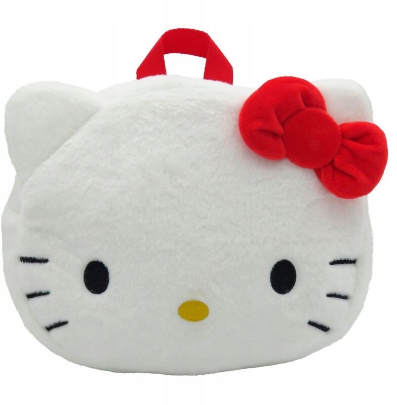 Cyp Brands Hello Kitty face plush backpack 24cm