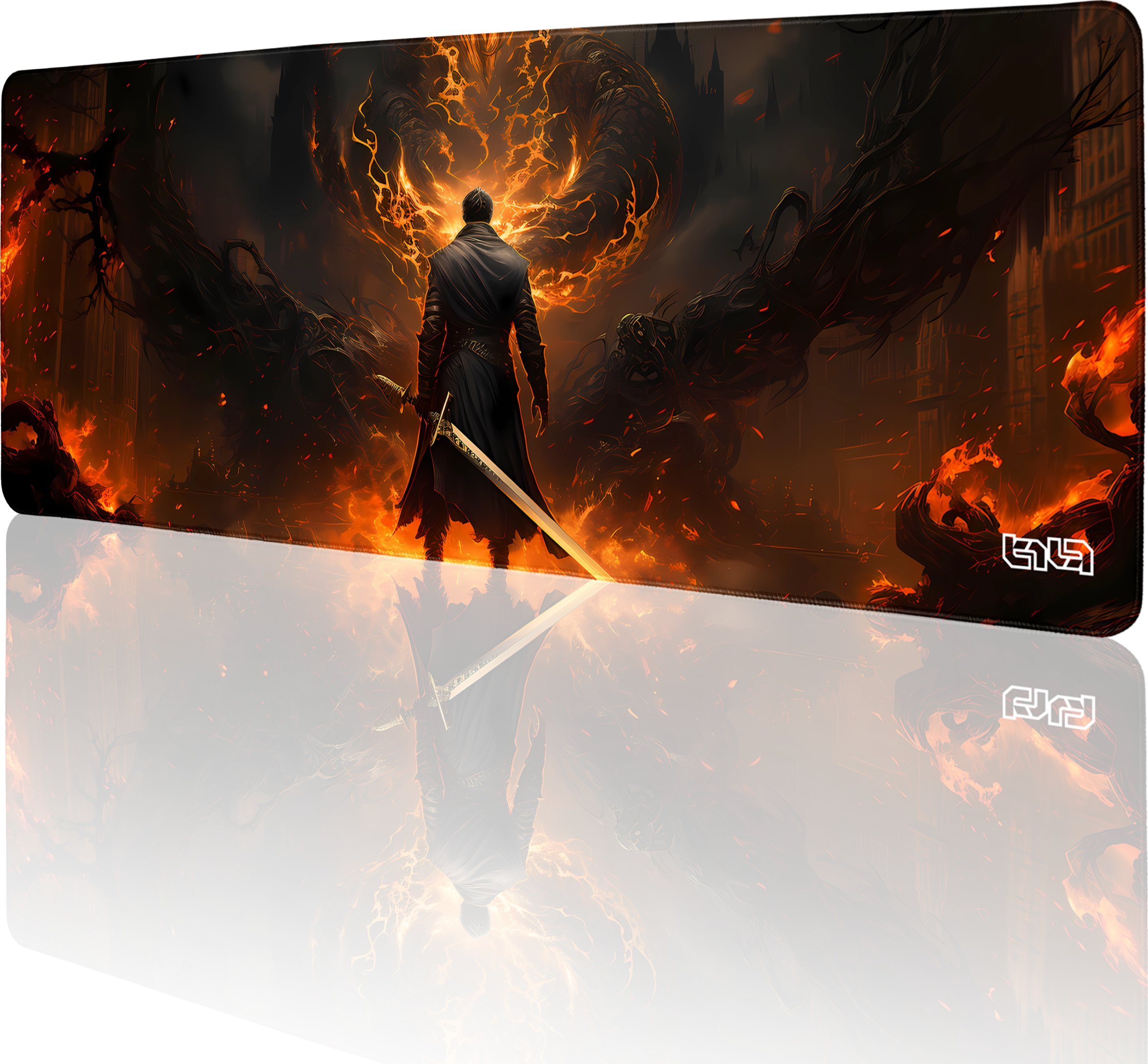 Podkładka Tilt PODKŁADKA GAMINGOWA Starcie z Ognistym 80x30 TILT Wytrzymała Gamingowa