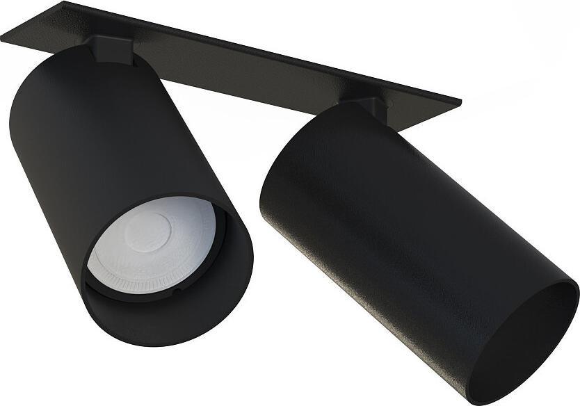 Lampa sufitowa Nowodvorski 2-punktowa lampa natynkowa Mono 7834 ruchoma do salonu czarna