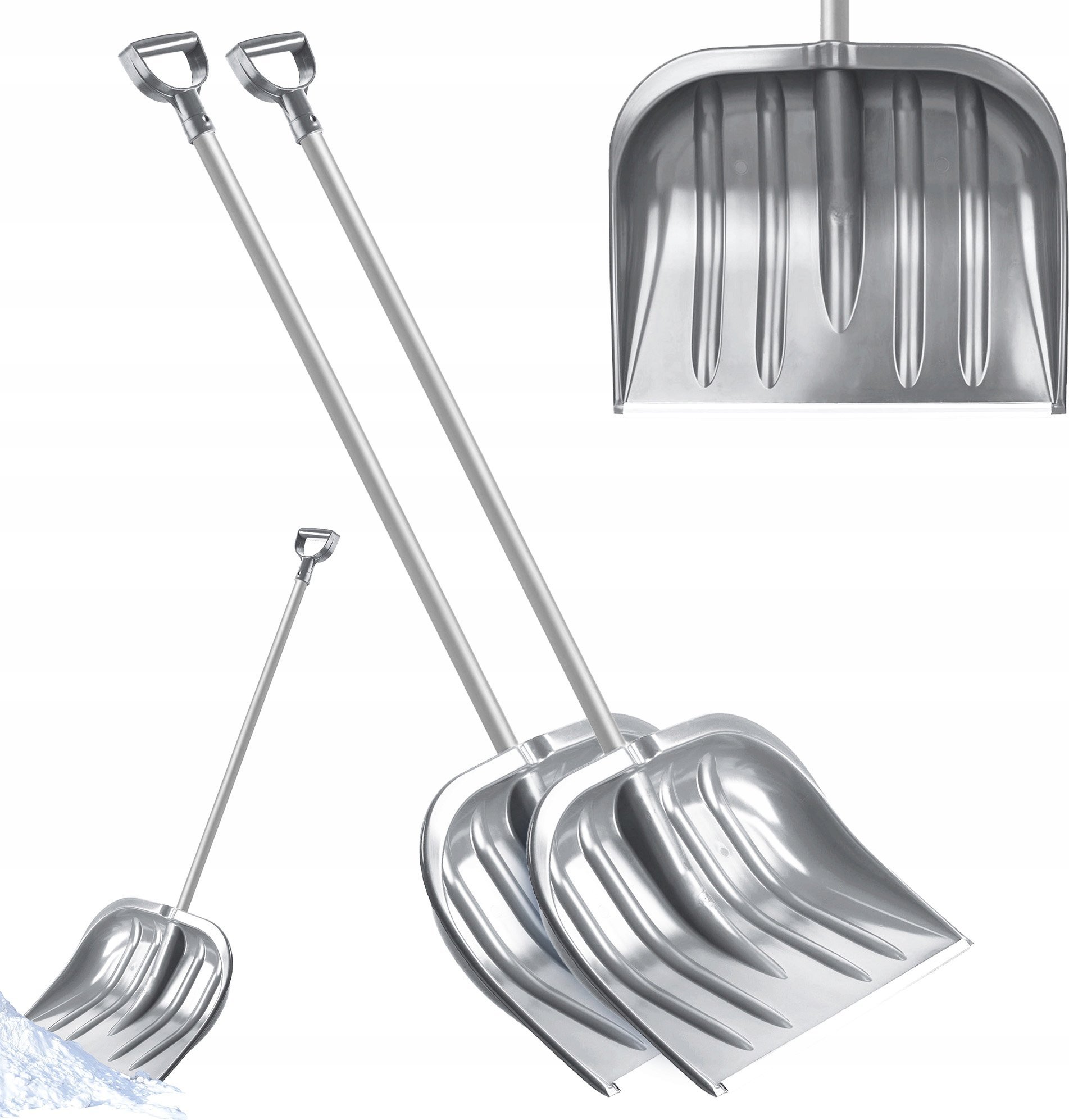 Kadax KADAX Łopata Do Śniegu Szufla Duża Odśnieżania Aluminiowy Trzon Łopaty