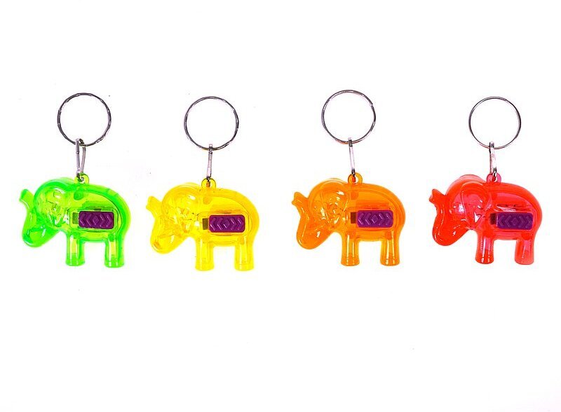 Brelok słoń ze światłem (12szt)
