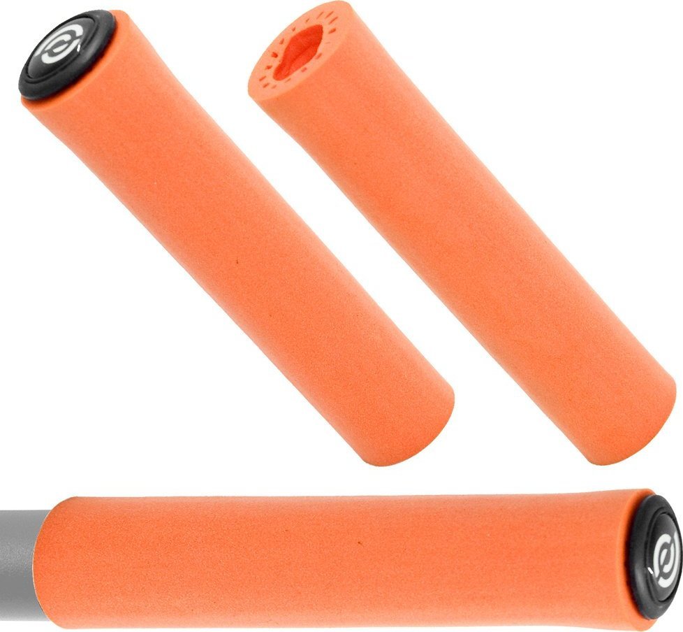 Bike Ribbon Chwyty Bikeribbon Silicone MTB Grip Extralite 3006 pomarańczowe