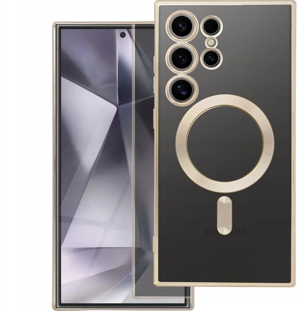 Futerał ELECTRO MAG COVER kompatybilny z MagSafe do SAMSUNG A17 złoty