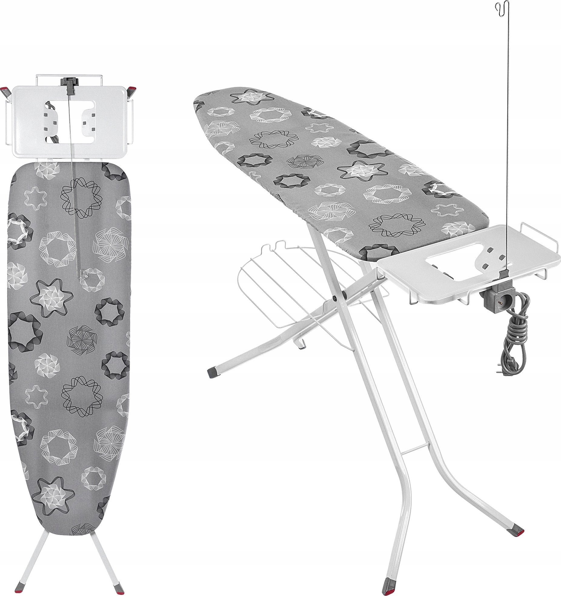 Kadax KADAX Deska Do Prasowania 120x38cm Z Gniazdkiem