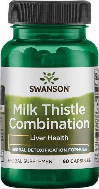 Swanson Swanson - Ostropest Plamisty, Kompleks, 60 kapsułek