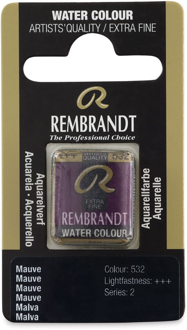 Rembrandt Watercolour Pan Mauve 532