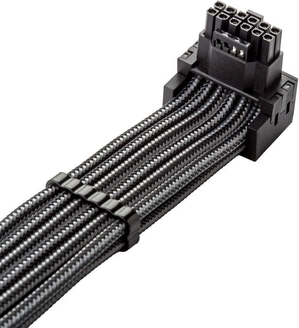 CableMod C-Series Pro Anschlusskabel - Variante A, 90, 16-Pin zu 3x8-Pin PCIe, carbon