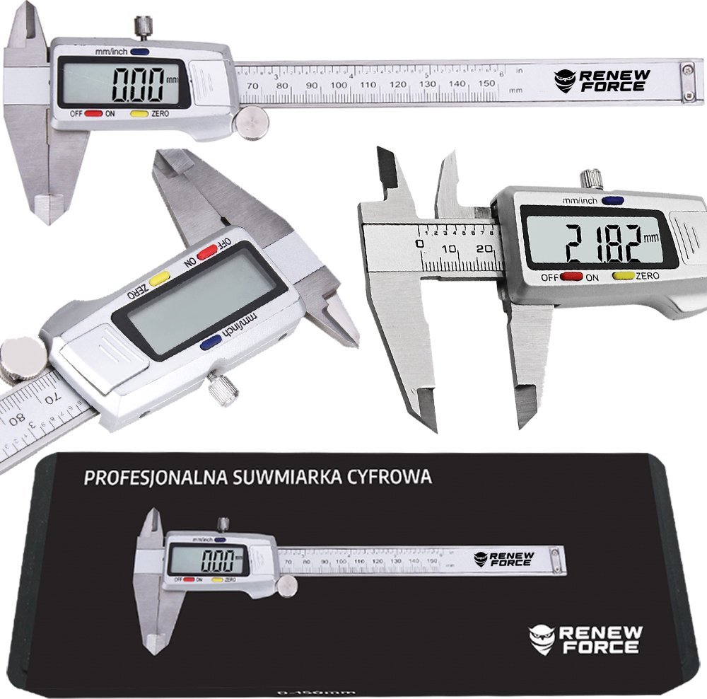 SUWMIARKA ELEKTRONICZNA + ETUI DOKŁADNA 0-150mm