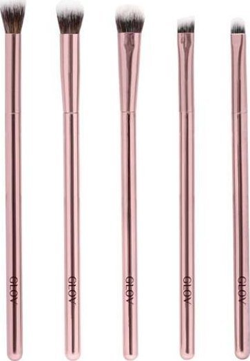 Glov Eye Brushes pędzle do makijażu oczu Pink 5szt