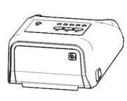 Kit, Cover Assembly for Standard Models without the Print Touch icon (includes Media Window), ZD420T