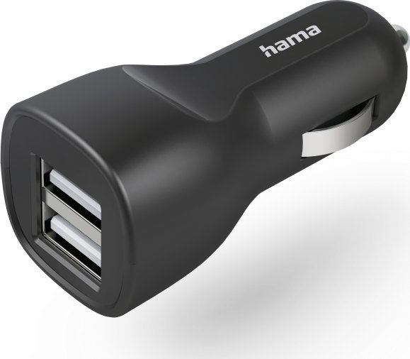 Ładowarka Hama Hama ładowarka samochodowa USB (2xUSB) 12V 2,4A
