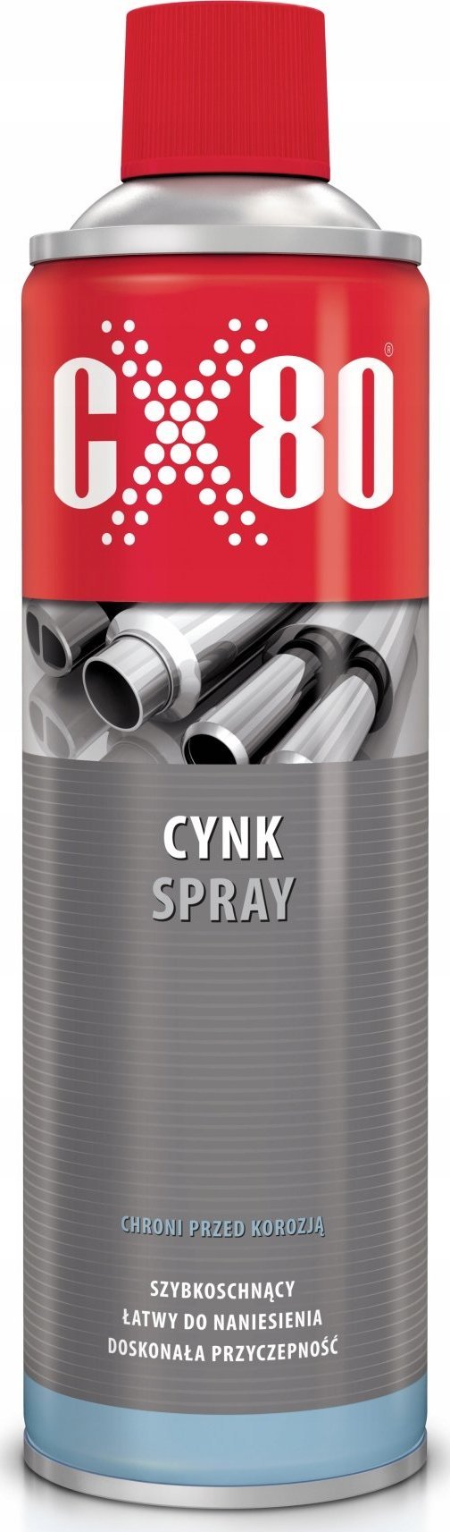 CX80 CX80 CYNK SPRAY 500ML ANTYKOROZYJNY SZYBKOSCHNĄCY