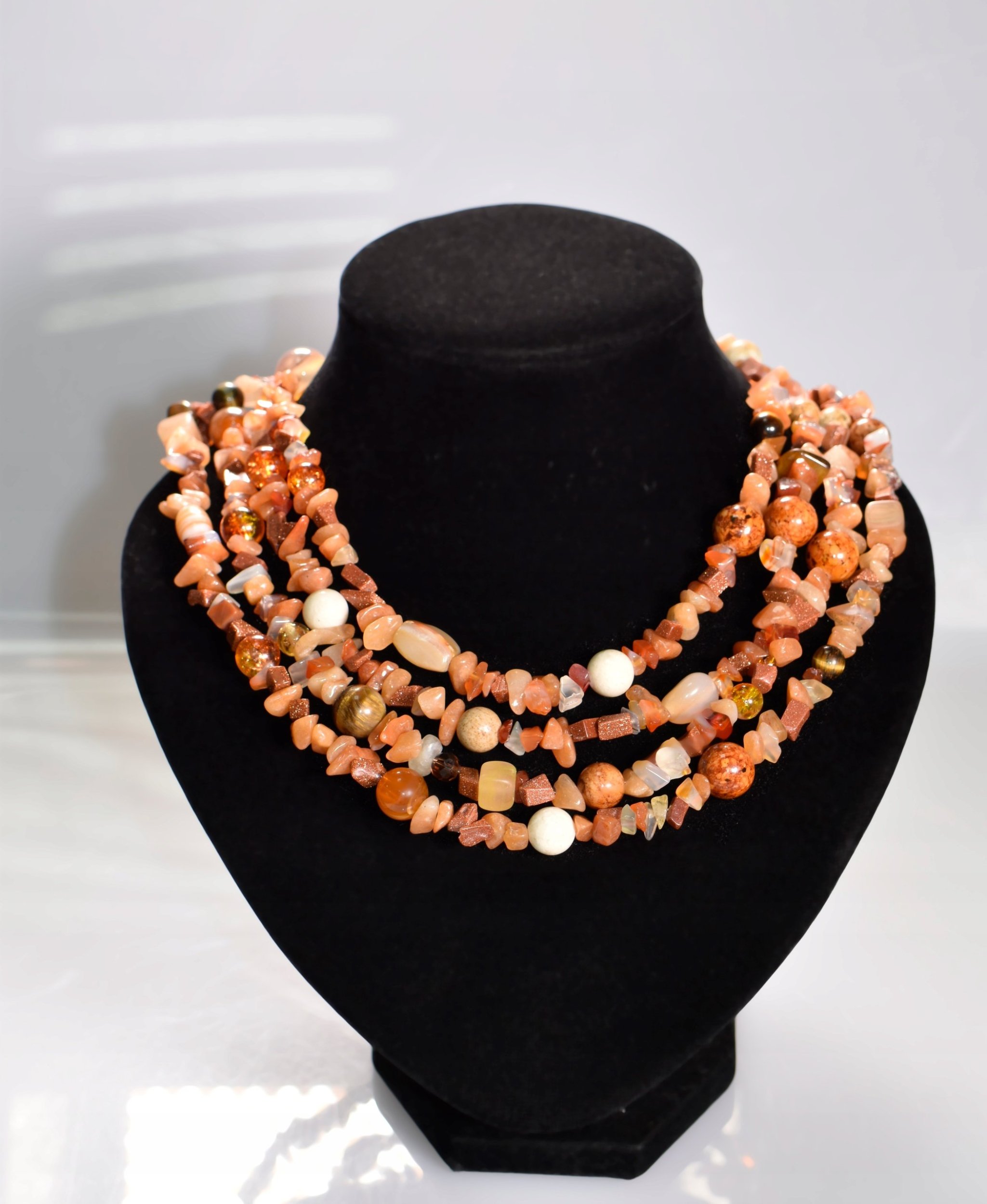 Radziszewska Jewellery Naszyjnik z kamieni naturalnych na Dzień Matki Prezent ŻYCZENIA GRATIS