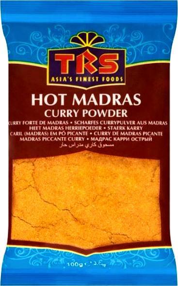 TRS Hot Madras Curry, ostre 100g - TRS