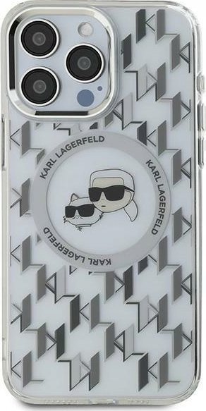 Karl Lagerfeld Karl Lagerfeld KLHMP16SHMCKMHT iPhone 16 6.1" przezroczysty/transparent IML Monogram Karl&Choupette Head MagSafe