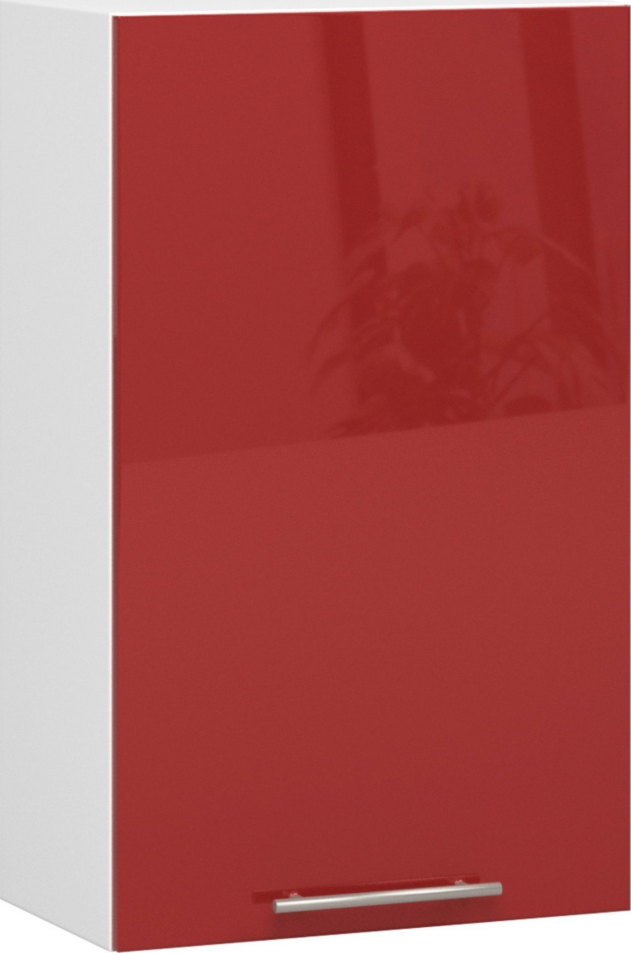 Fabryka Mebli Akord WISZĄCA SZAFKA KUCHENNA OLIWIA W 50cm BIAŁA-CZARWONY POŁYSK H720