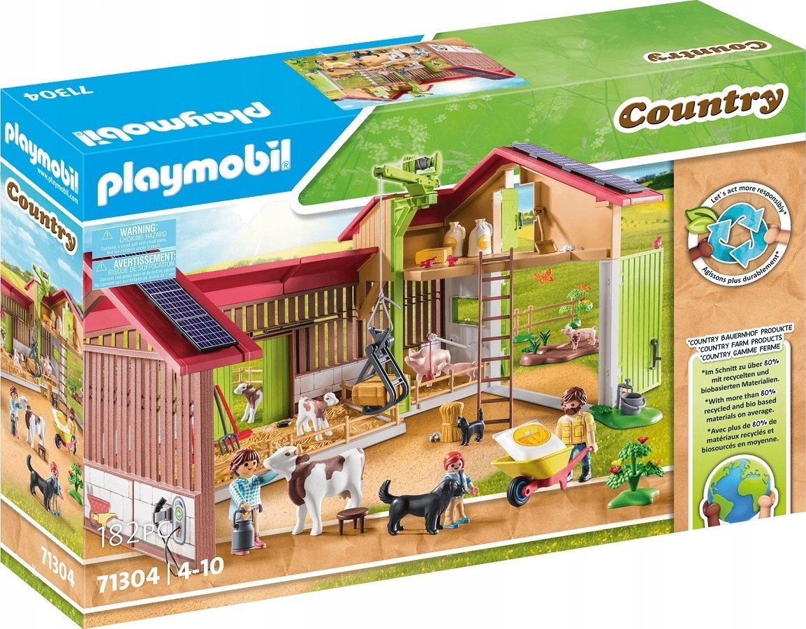 Playmobil Zestaw z figurkami Country 71304 Duże gospodarstwo