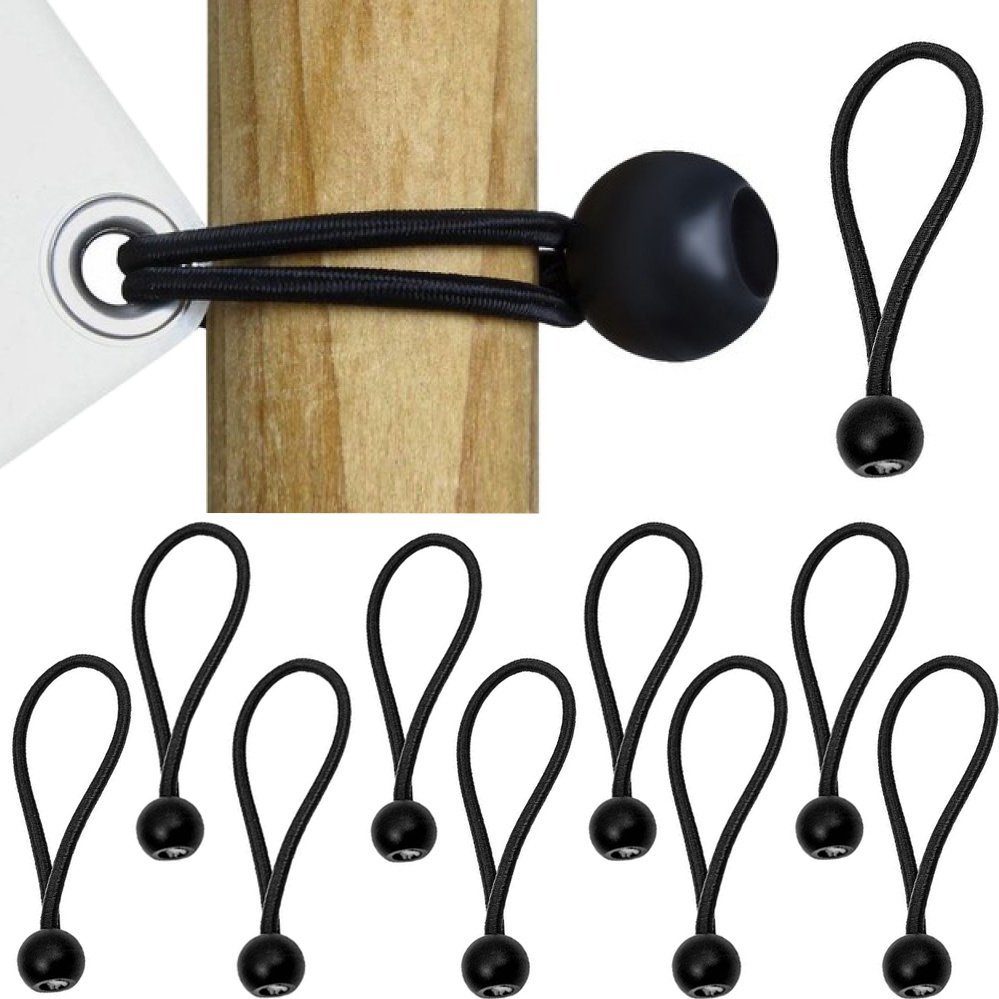 Verk Zestaw gum z kulką do mocowania plendeki naciąg 10 Zestaw gum z kulką do mocowania plendeki naciąg 10