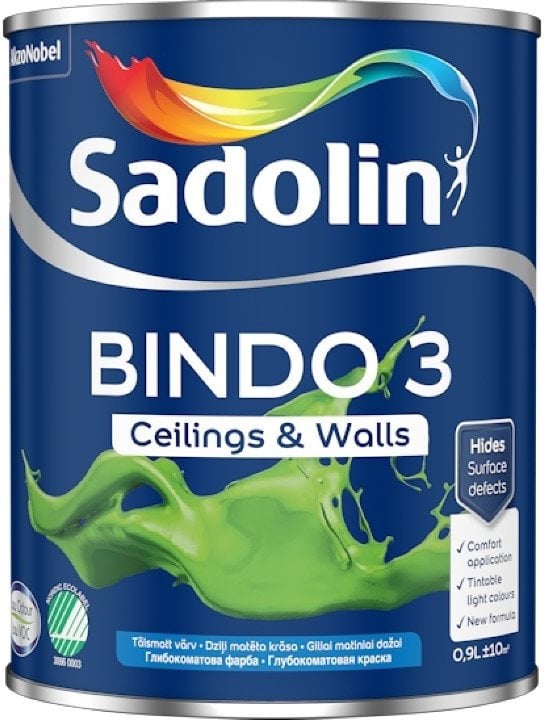 PAINT BINDO 3 BW 0.9L