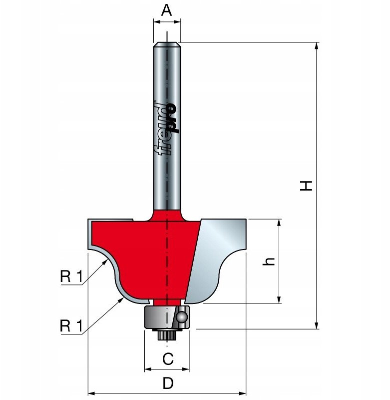 Frez 38-10208P 35X18,5X8,0 R6,35