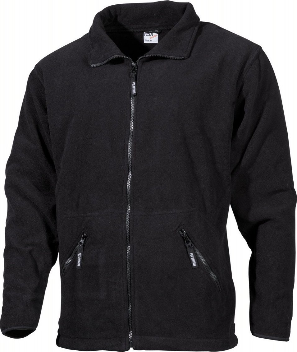 MFH Kurtka polarowa "Arber" czarna XXL